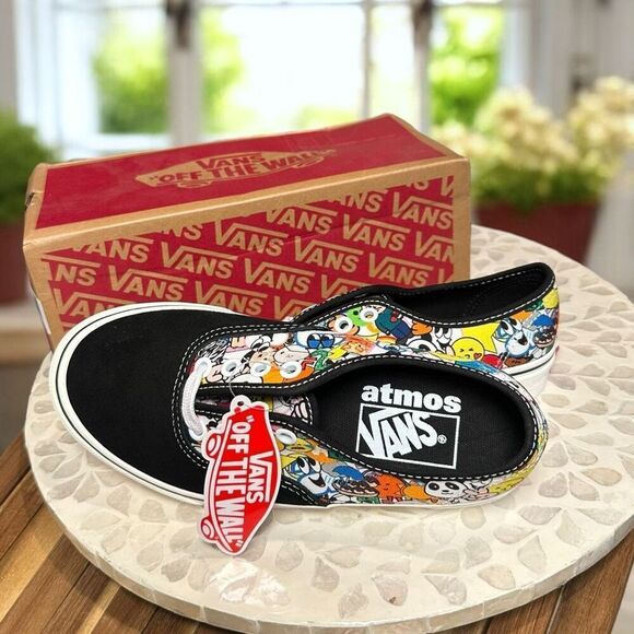 Vans x atmos Authentic "Emoji" Unisex Size 4 Men’s Women’s 5.5 – Rare Collab, Ne - Picture 3 of 13